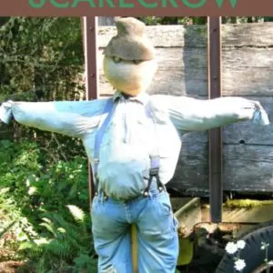 DIY Scarecrow - How to Make a Scarecrow using Items from around your house