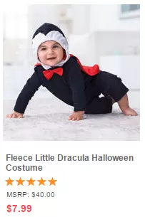 Fleece Little Dracula Halloween Costume