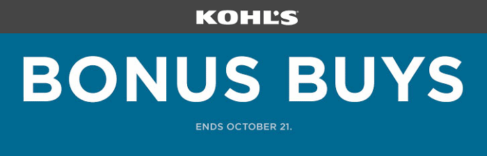 Kohl's Bonus Buy Sale