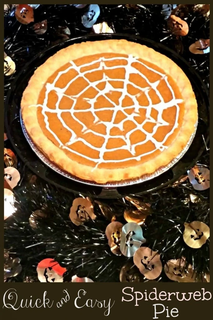 Quick & Easy Spider Web Pie! (Use a Pre-made Pie)