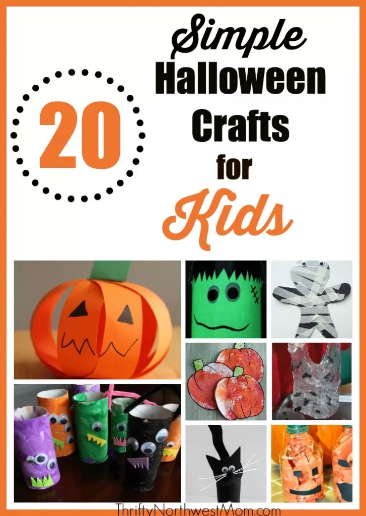 Simple Halloween Crafts for Kids