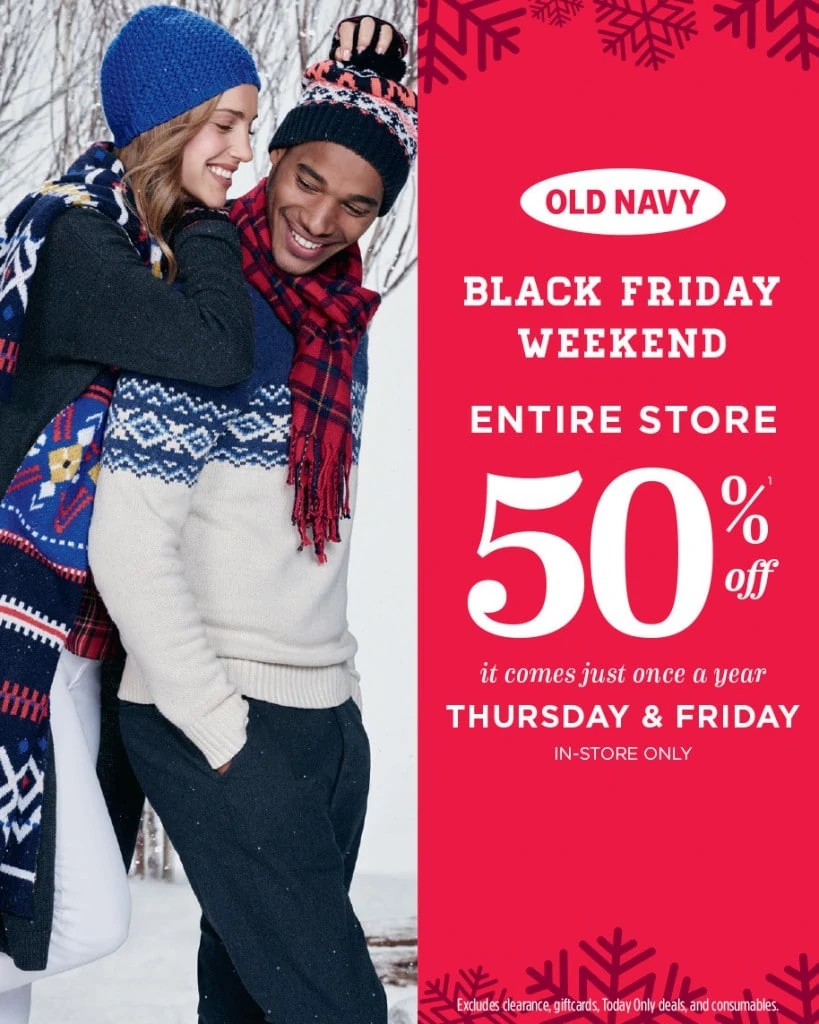 Old Navy Black Friday Deals 2015