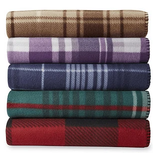 Cannon 50 x 60 Fleece Throw - Plaid