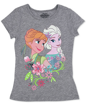 Disney Little Girls' Frozen Elsa & Anna Tee