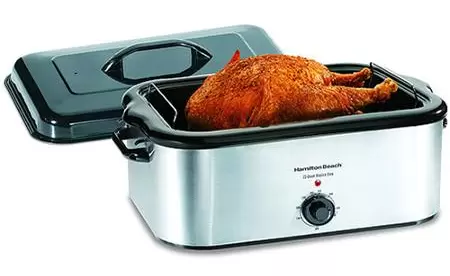 Hamilton Beach 22-Quart Roaster Oven, Stainless Steel $39.92!