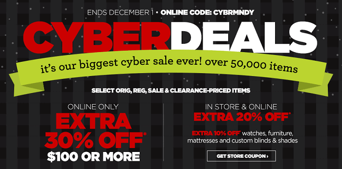 JCPenney Cyber Sale
