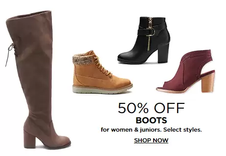 Kohl’s Boot Sale – 50% OFF