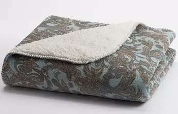 SONOMA life + style Micromink & Sherpa Reversible Throw