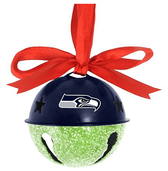 Seattle Seahawks Jingle Bell Ornament