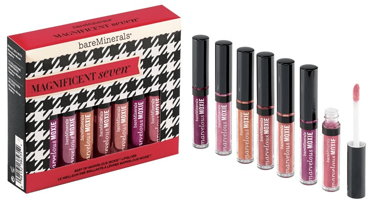 bareMinerals Magnificent Seven Lipgloss Set $18 Shipped!