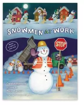 Snowmen at work Christmas book