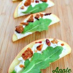 Apple Bacon Argula Bites