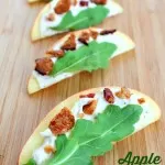 Apple Bacon Argula Bites