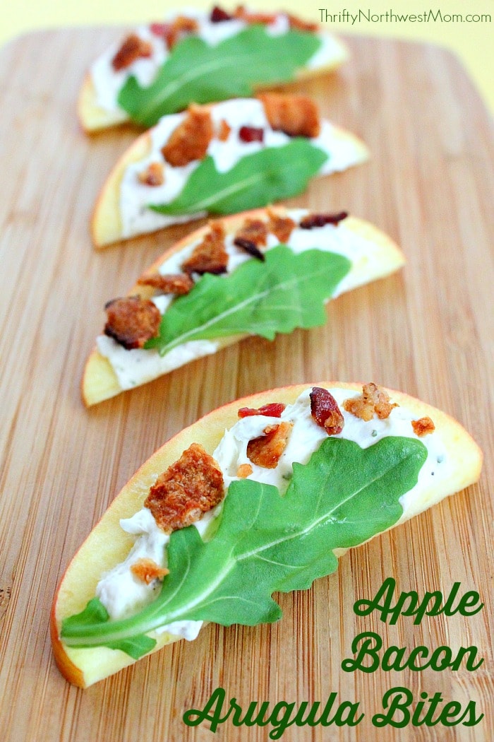 Apple Bacon Argula Bites