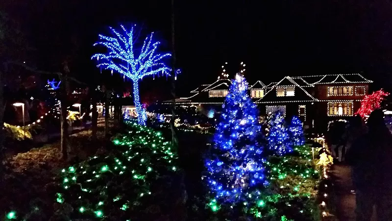 Christmas Lights at Butchart Gardens