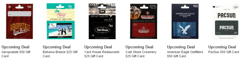 Gift Card Deals – On Amazon Lightning Deals & More! (The Childrens Place, Panera & More)!
