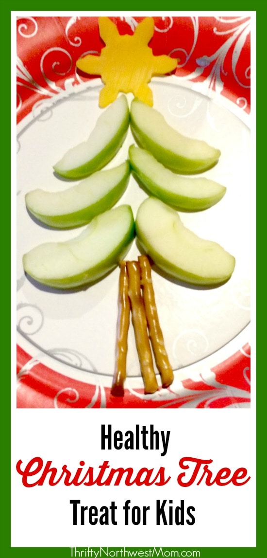 Healthy Christmas Tree Treat for Kids