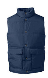 Mens Puffer Vests from Lands End