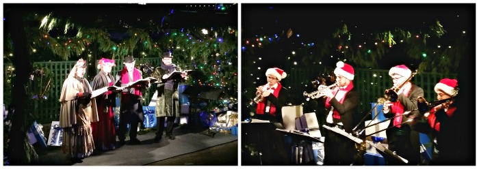 Music at Butchart Gardens at Christmas