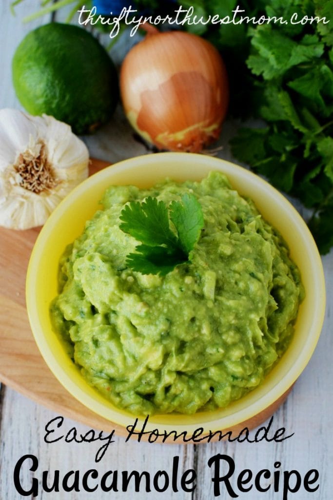 Easy Homemade Guacamole Recipe