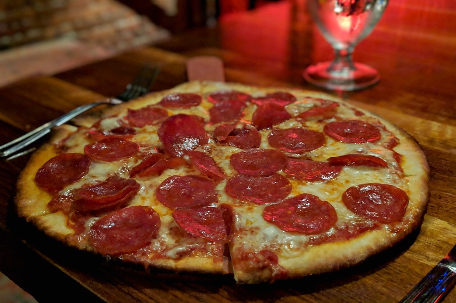 Pepperoni Pizza at Fiamos