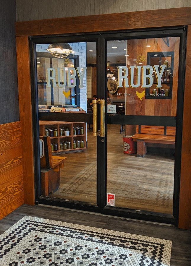 Ruby's Restaurant in Victoria