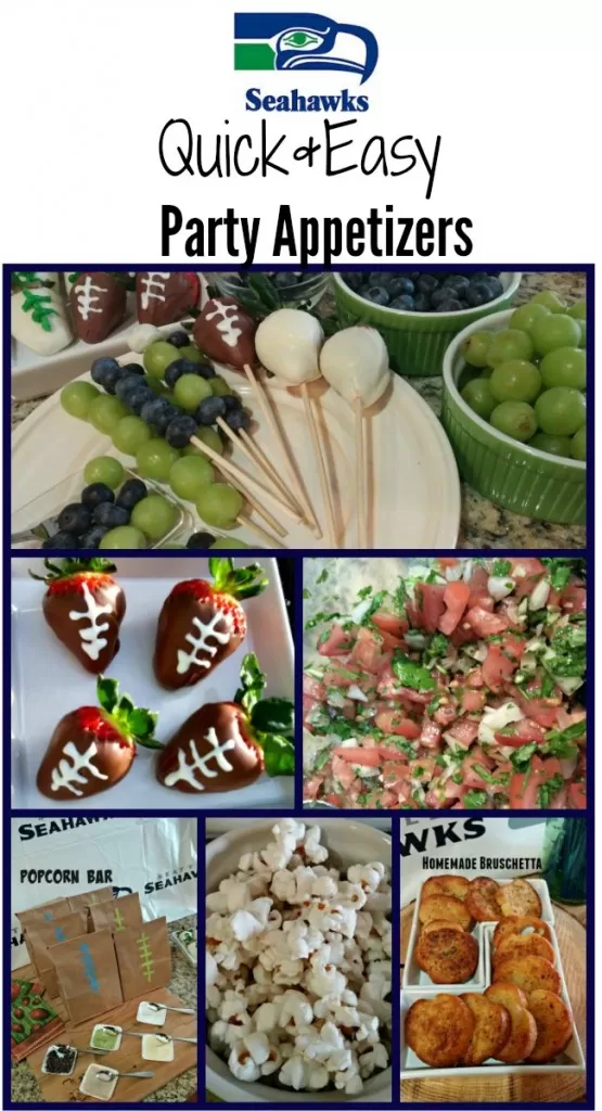 Seahawks Game Day Party Appetizer Ideas (Quick, Easy & Affordable)!