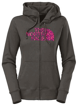 The North Face Women's Flocked Damask Full Zip Hoodie