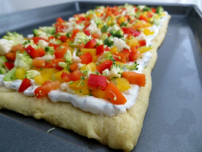 Veggie Pizza Appetizer