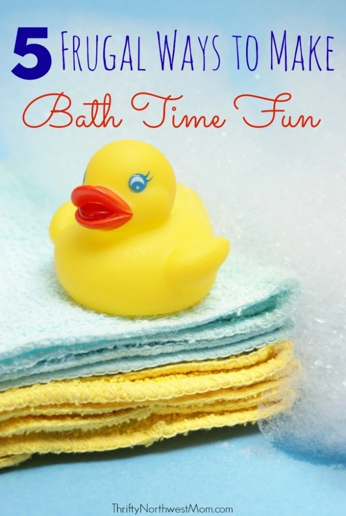 5 Frugal Ideas to Make Bath Time Fun & Engaging for your Kids