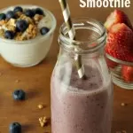 Berry Banana Smoothie with Chia Seeds