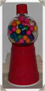 Bubble Gum Machine with Plastic Cup