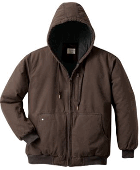 Cabela's Roughneck Men's Insulated Washed-Canvas Hooded Jacket