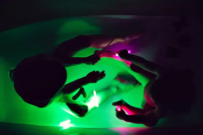 Glow in the Dark Bath Time