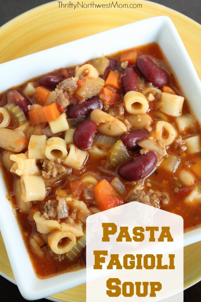Pasta Fagioli Soup Recipe  – Copycat Olive Garden Recipe