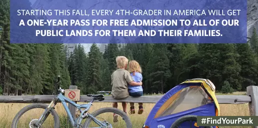 National Park Pass for 4th Graders