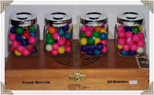 Small Bubble Gum Jars