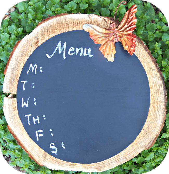 Wooden Chalkboard