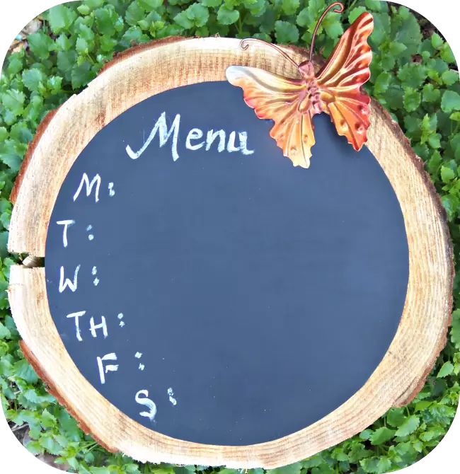 Wooden Chalkboard