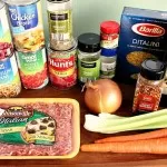 Ingredients for Copycat Pasta e Fagioli Soup