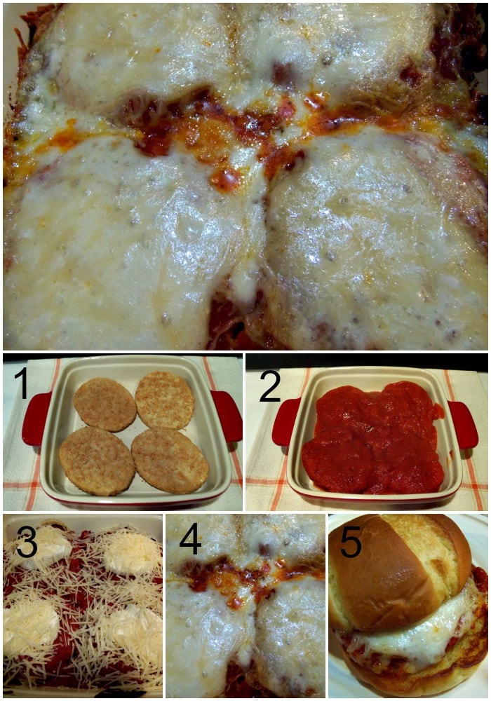 Chicken parmesan sandwich recipe