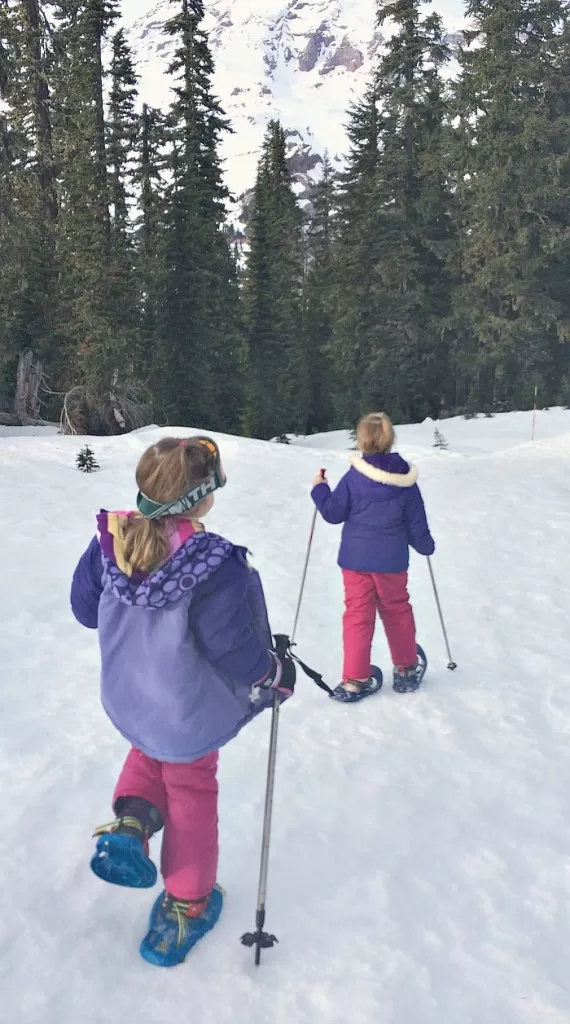 Snowshoeing for Kids at Mt Rainier