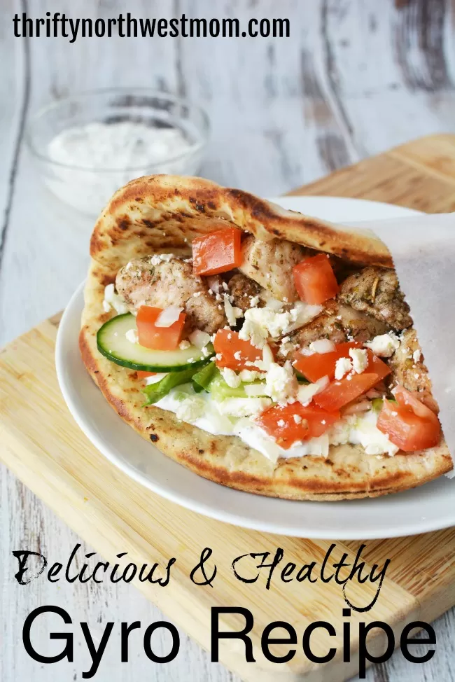 Easy Chicken Gyro Recipe - Delicious & Healthy! - Thrifty NW Mom