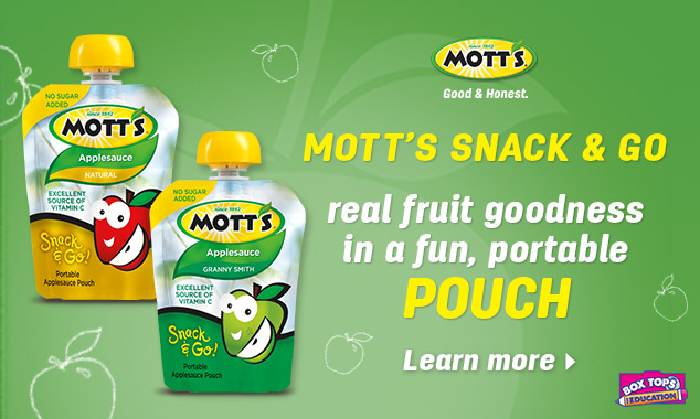 Mott's Snack & Go Applesauce Pouches