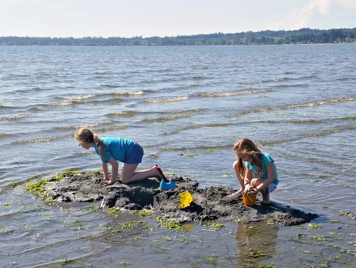 Birch Bay & Sand Castle Making