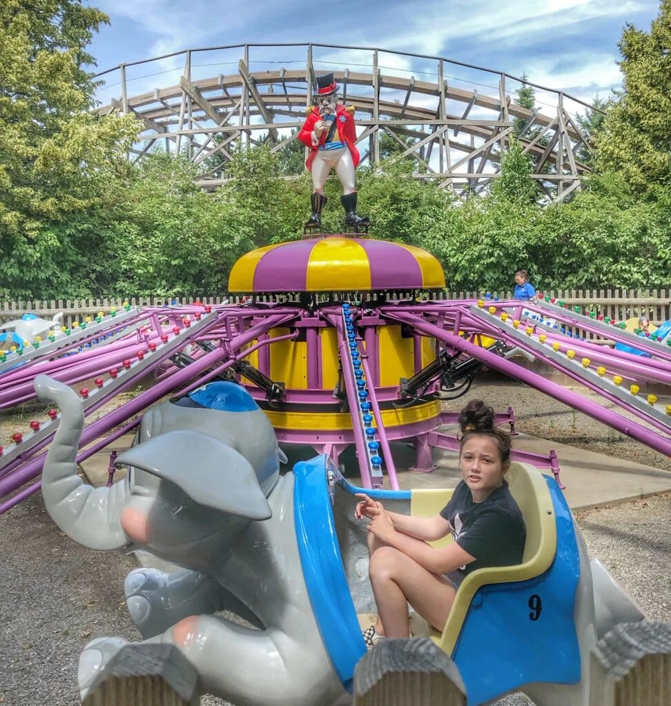 elephant ride at silverwood