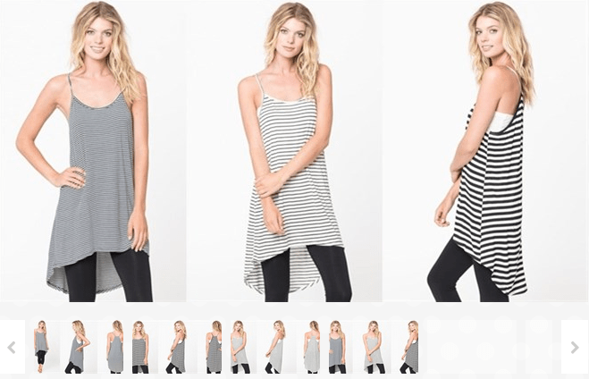 Black and White Striped Tanks