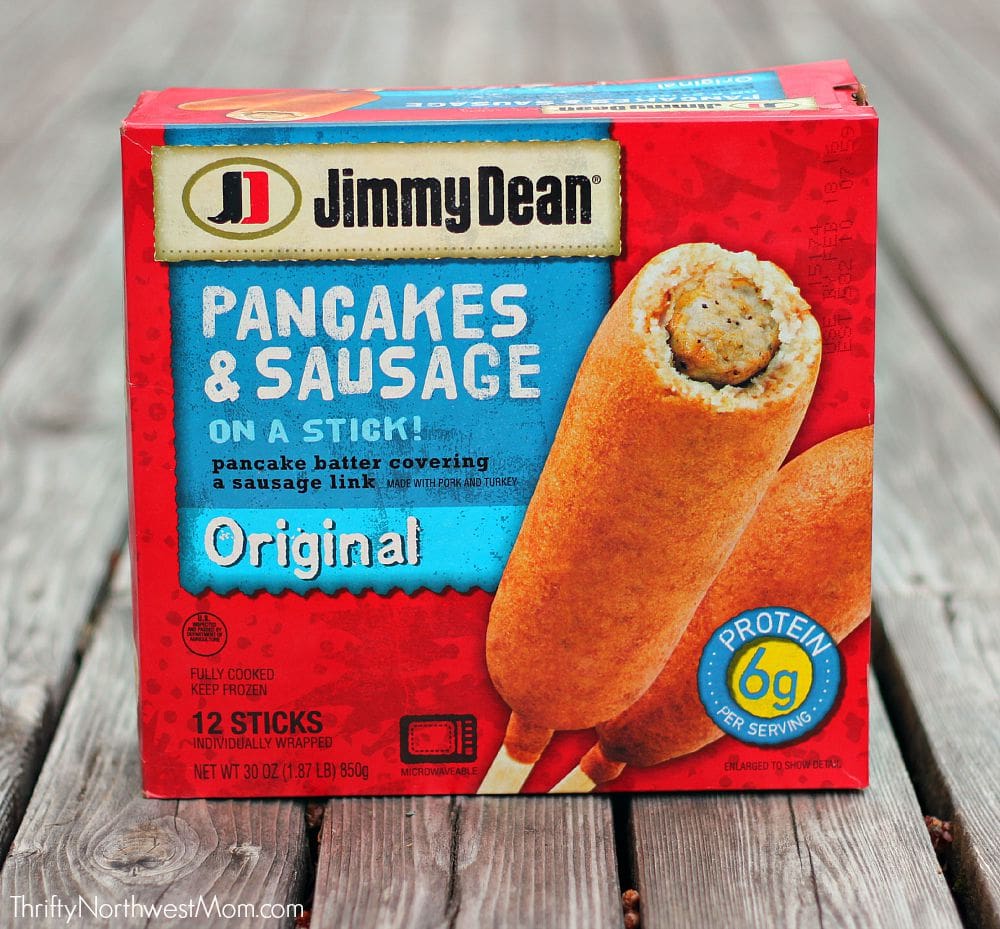 Jimmy Dean Pancakes and Sausage on a Stick