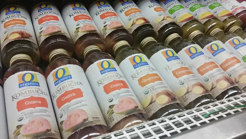 Kombucha Drinks at Safeway