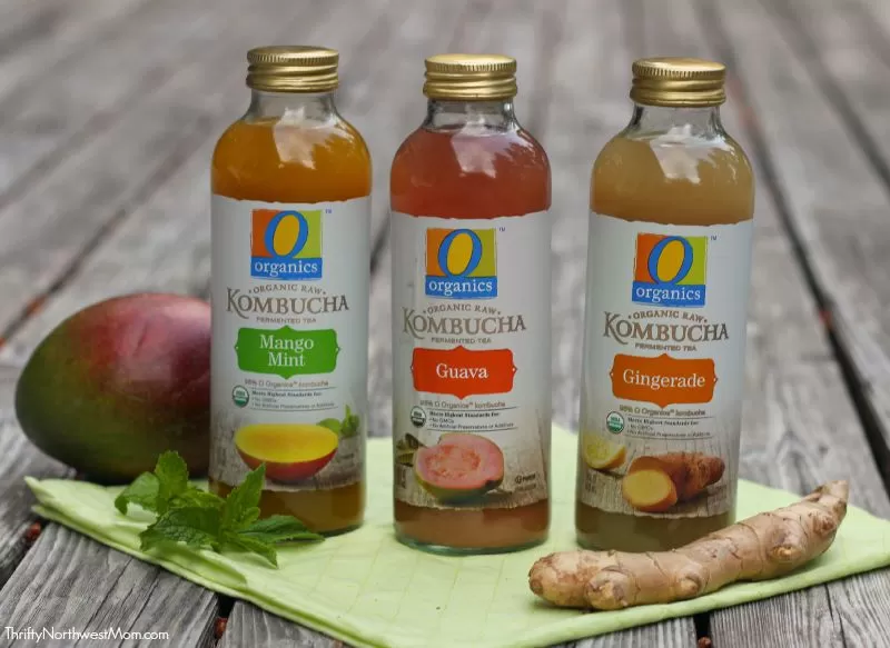 New O Organics Kombucha Drinks at Safeway – Affordable Option with 6 Flavors #OOrganicsKombucha
